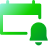 Icon green rounded square with a white right pointing arrow and a horizontal bar suggesting an exportdownload action