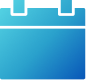 Abstract blue gradient graphic with a thin black stripe near the top acting as a divider